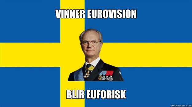 vinner eurovision blir euforisk  