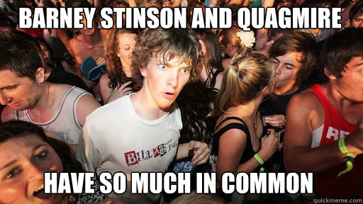 Barney Stinson and Quagmire have so much in common  Sudden Clarity Clarence
