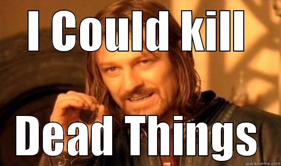 I COULD KILL DEAD THINGS Boromir