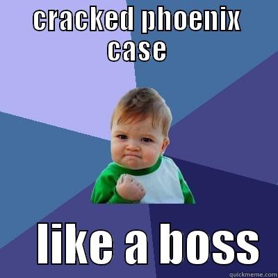 CRACKED PHOENIX CASE      LIKE A BOSS  Success Kid