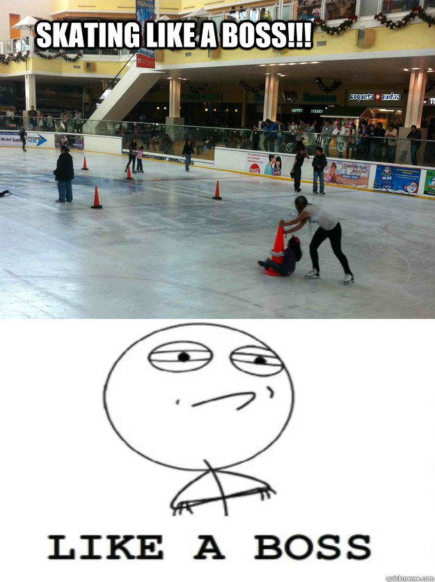 Skating like a boss!!!  skating