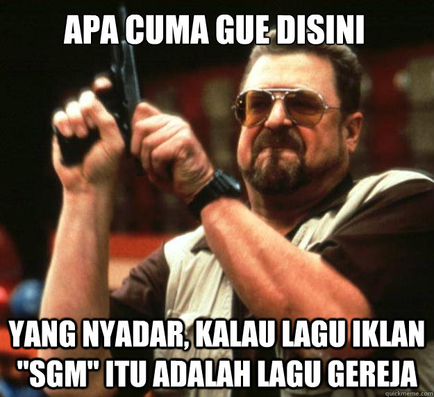 apa cuma gue disini yang nyadar, kalau lagu iklan 