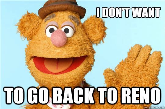 I don't Want To go back to Reno - I don't Want To go back to Reno  Fozzie Bear is into bears