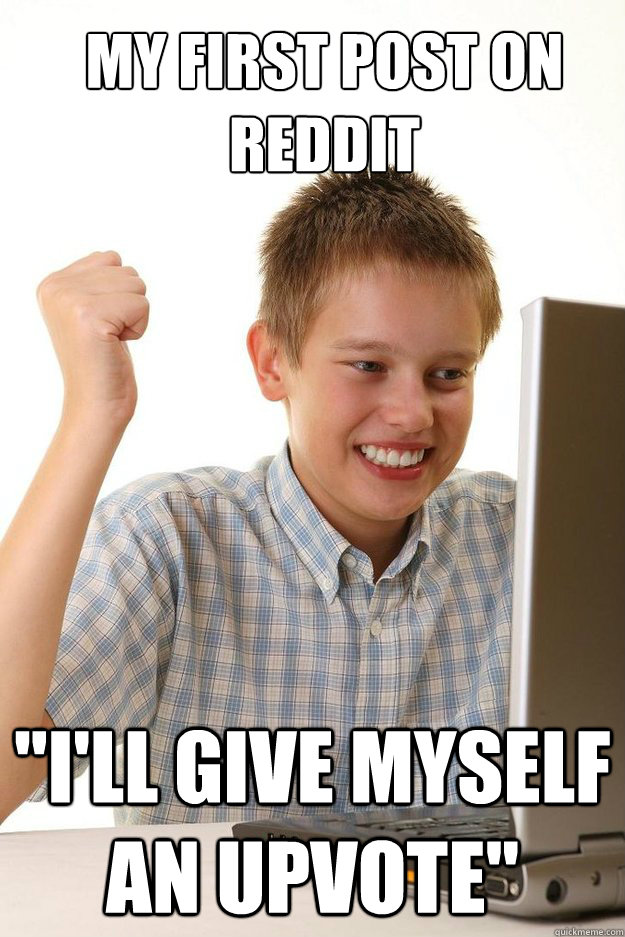 My first post on Reddit 