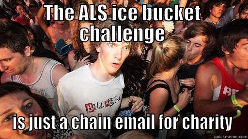 THE ALS ICE BUCKET CHALLENGE IS JUST A CHAIN EMAIL FOR CHARITY Sudden Clarity Clarence