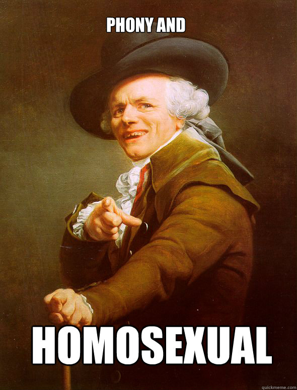 Phony and  homosexual  JosephDucreux