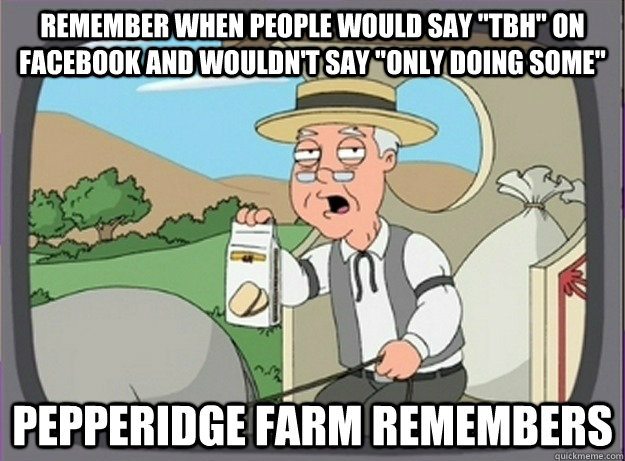Remember when people would say 