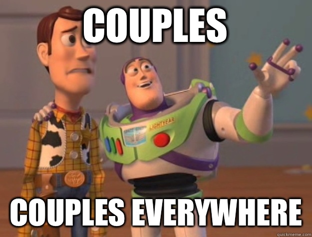 Couples Couples everywhere  toystory everywhere