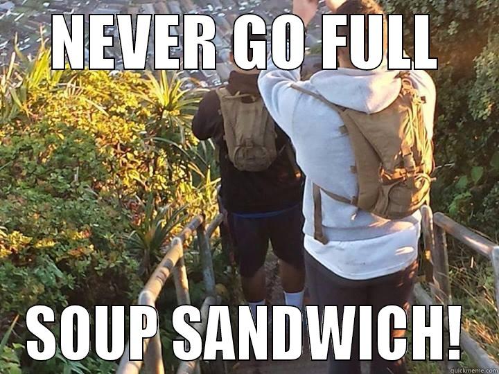 Never go full soup sandwich - NEVER GO FULL SOUP SANDWICH! Misc