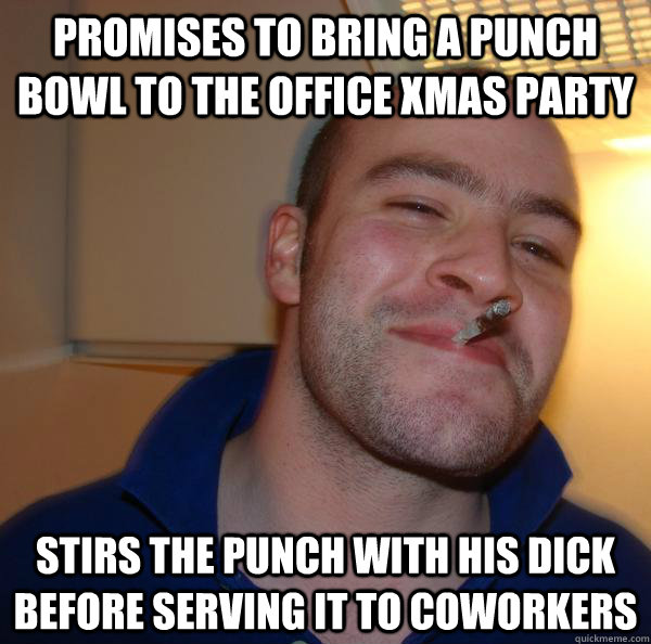 Promises to bring a punch bowl to the office XMAS party Stirs the punch with his dick before serving it to coworkers - Promises to bring a punch bowl to the office XMAS party Stirs the punch with his dick before serving it to coworkers  Misc