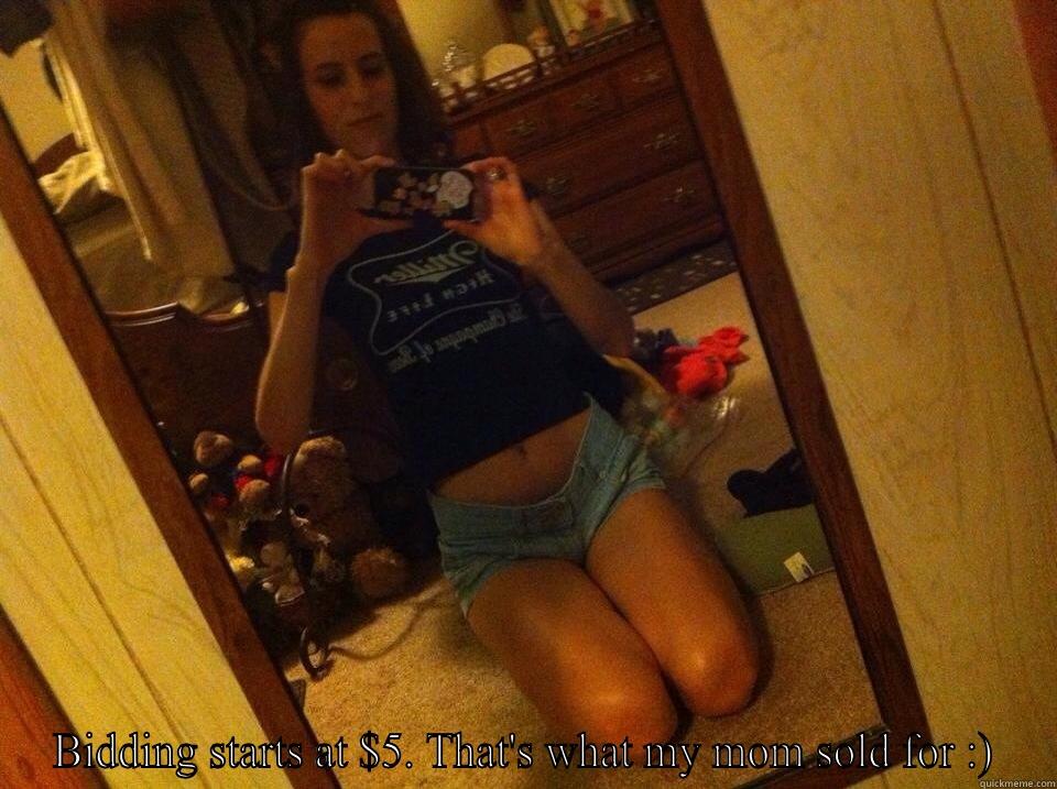  BIDDING STARTS AT $5. THAT'S WHAT MY MOM SOLD FOR :) Misc