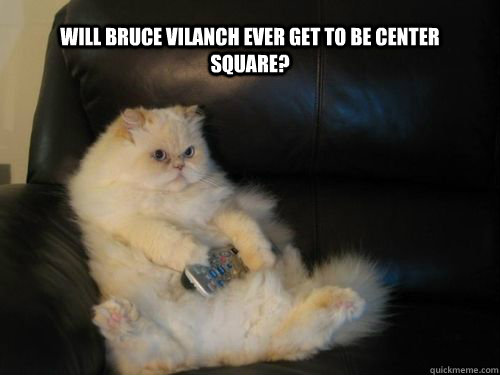 Will Bruce Vilanch ever get to be center square? - Will Bruce Vilanch ever get to be center square?  Disapproving TV Cat