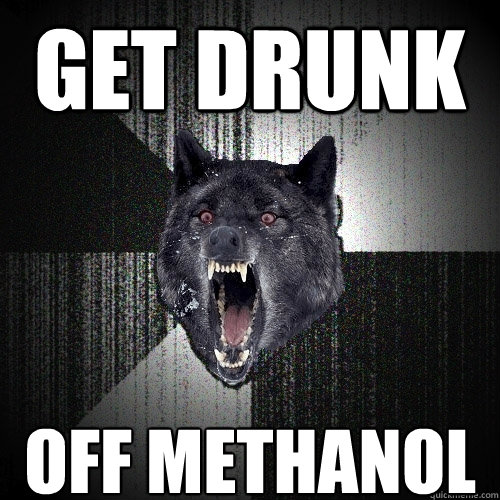 Get Drunk off methanol  Insanity Wolf