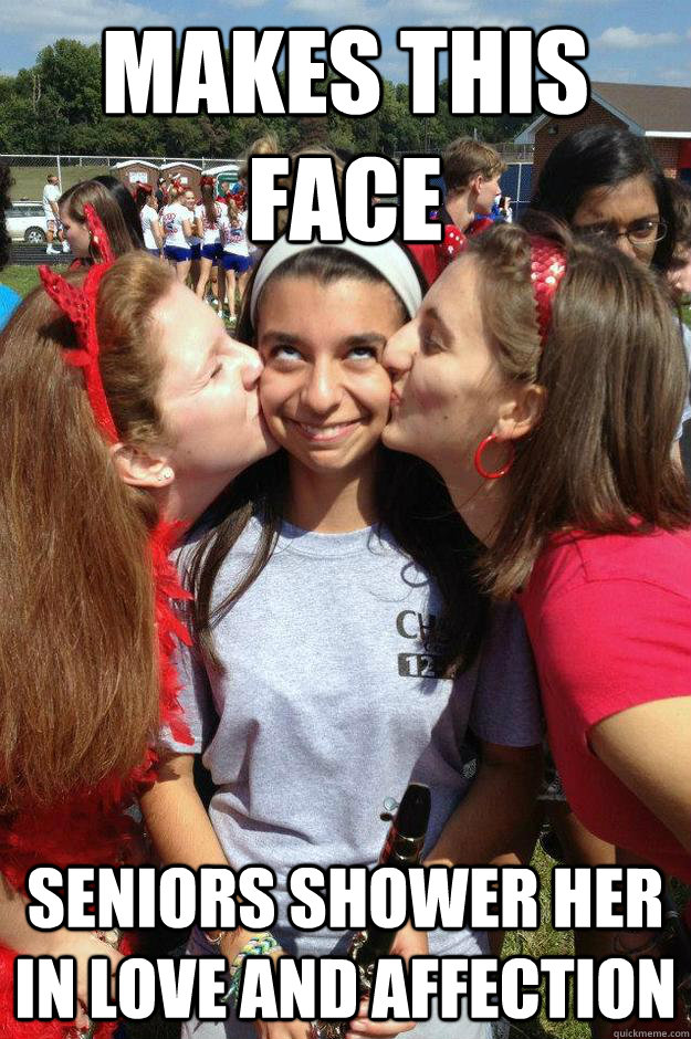 Makes this face Seniors shower her in love and affection - Makes this face Seniors shower her in love and affection  Misc