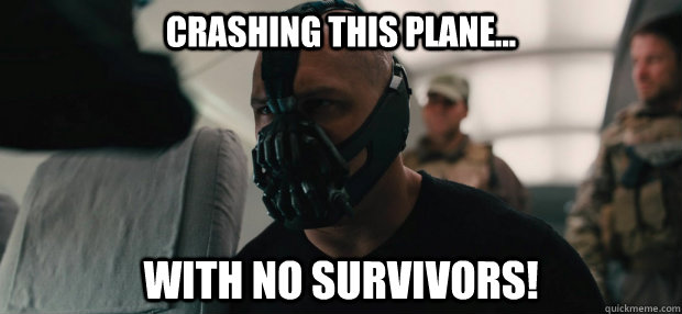 Crashing this plane... With no Survivors! - Crashing this plane... With no Survivors!  Back to School Bane