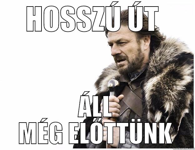 HOSSZÚ ÚT  ÁLL MÉG ELŐTTÜNK Imminent Ned