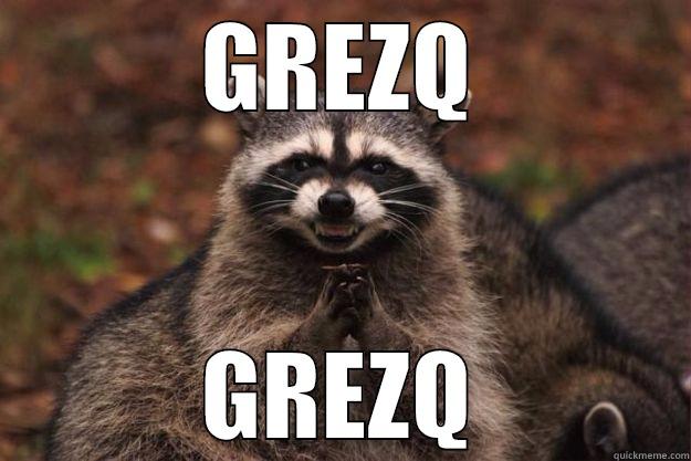 GREZQ GREZQ Evil Plotting Raccoon