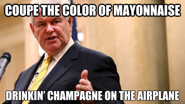 Coupe the color of mayonnaise Drinkin’ champagne on the airplane - Coupe the color of mayonnaise Drinkin’ champagne on the airplane  2 chainzzzzzz