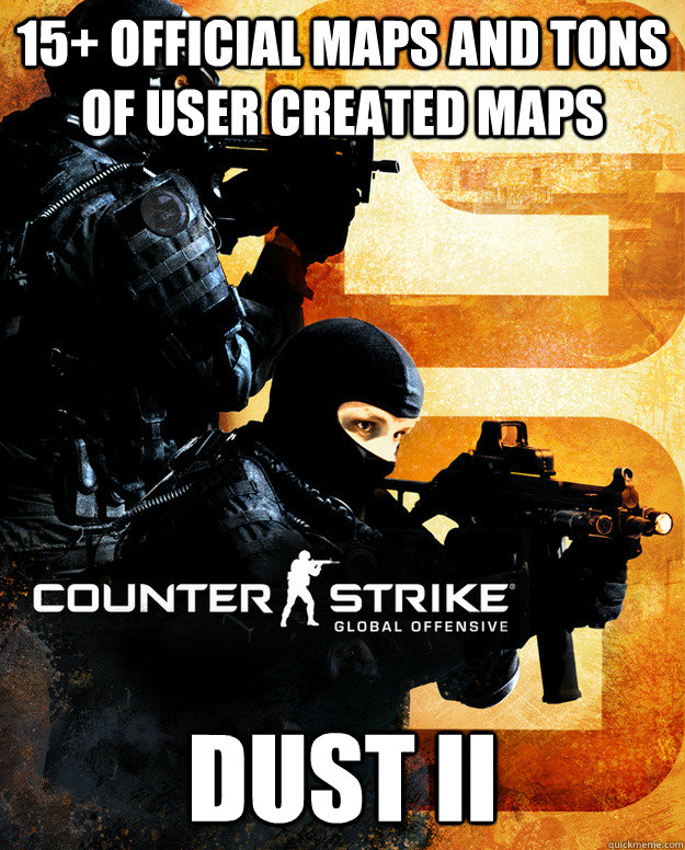 15+ official maps and tons of user created maps dust ii - 15+ official maps and tons of user created maps dust ii  CSGO