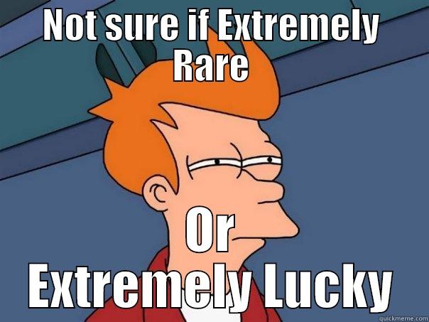 NOT SURE IF EXTREMELY RARE OR EXTREMELY LUCKY Futurama Fry