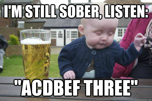 i'm still sober, listen: 