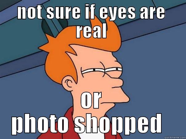 NOT SURE IF EYES ARE REAL OR PHOTO SHOPPED   Futurama Fry