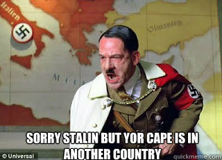 sorry stalin but yor cape is in another country  Minecraft Hitler