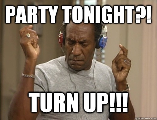 Party Tonight?! TURN UP!!!  Bill Cosby Headphones