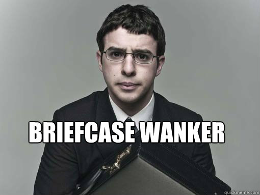 briefcase wanker  
