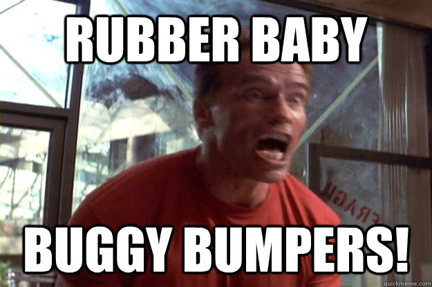 Rubber baby Buggy Bumpers!  Arnold buggy bumpers