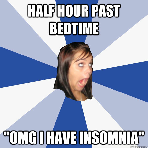 Half hour past bedtime 