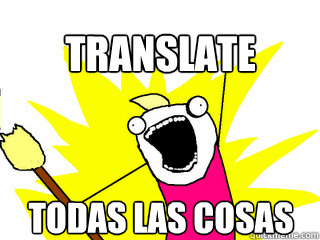 Translate todas las cosas  All The Things