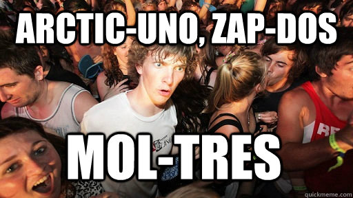 Arctic-Uno, Zap-Dos Mol-tres   Sudden Clarity Clarence