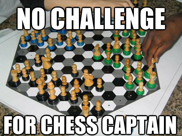 No challenge for chess captain  