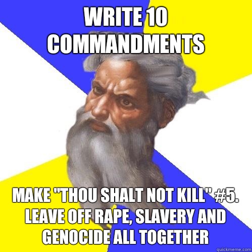 Write 10 commandments Make 