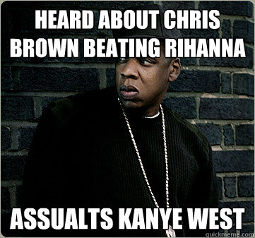 Heard About Chris Brown Beating rihanna assualts Kanye West  