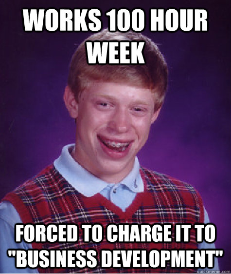 works 100 hour week forced to charge it to 