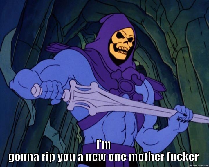  I'M GONNA RIP YOU A NEW ONE MOTHER FUCKER Misc