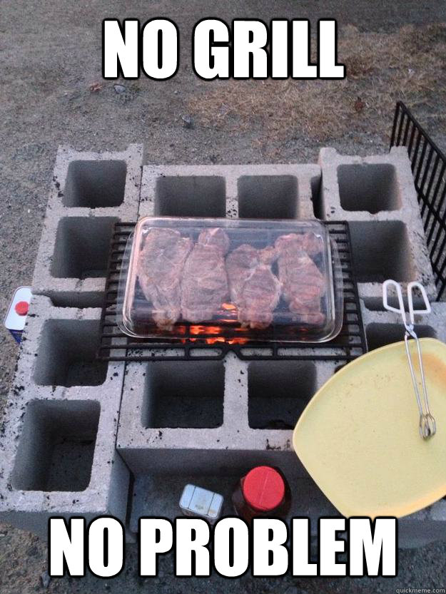 NO GRILL NO PROBLEM  grill