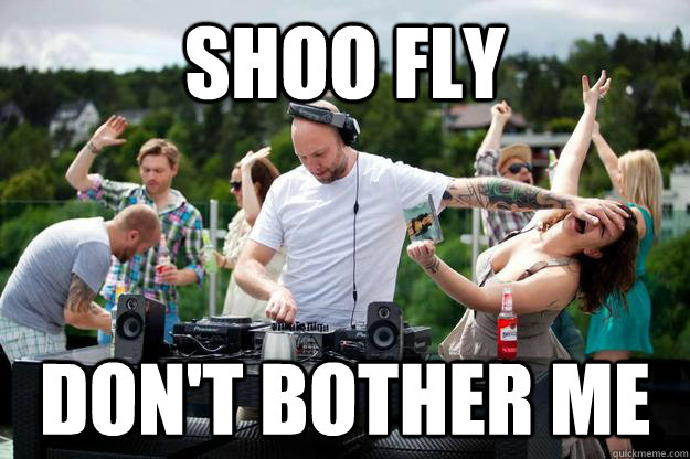 shoo fly don't bother me  shunning DJ