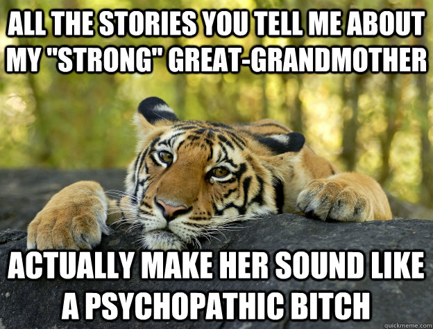 all the stories you tell me about my 