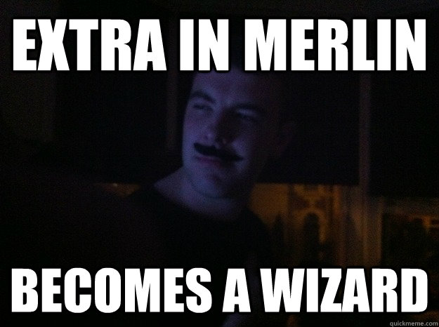 extra in merlin becomes a wizard  Method Actor Jones