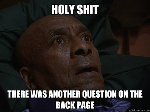 holy shit there was another question on the back page  Bedtime Realizations