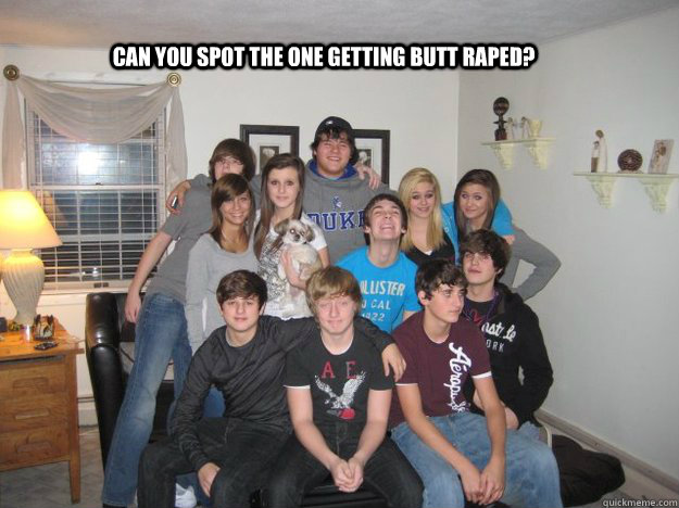 Can you spot the one getting butt raped?  