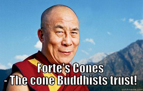  FORTE'S CONES - THE CONE BUDDHISTS TRUST! Misc
