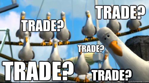 TRADE? TRADE? TRADE? TRADE? TRADE? - TRADE? TRADE? TRADE? TRADE? TRADE?  Scumbag seagull