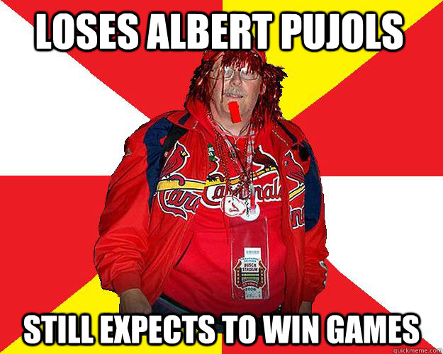 loses albert pujols still expects to win games  