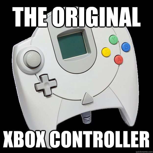 the original xbox controller - the original xbox controller  Hipster Dreamcast