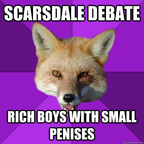 scarsdale debate rich boys with small penises  Forensics Fox