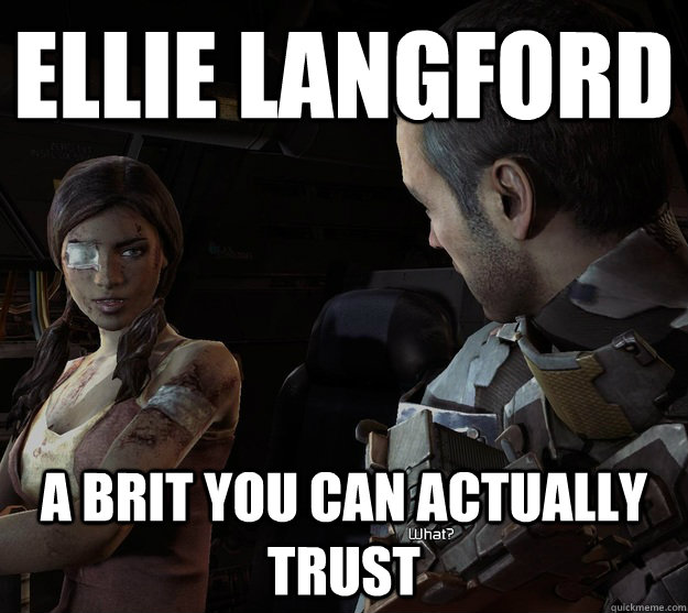 ellie langford a brit you can actually trust  Ellie Langford Dead Space